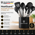 deutschlandlld™ HeatGuard Silicone Kitchen Utensil Set