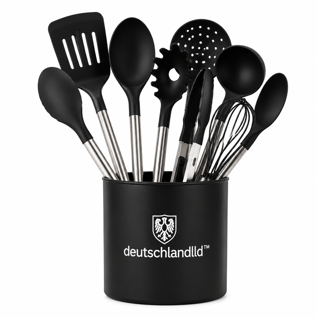 deutschlandlld™ HeatGuard Silicone Kitchen Utensil Set