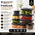 deutschlandlld™ FreshLock Vacuum Storage Container Set