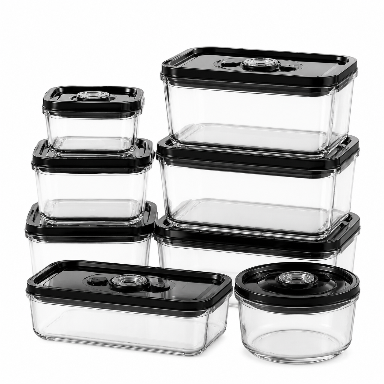 deutschlandlld™ FreshLock Vacuum Storage Container Set