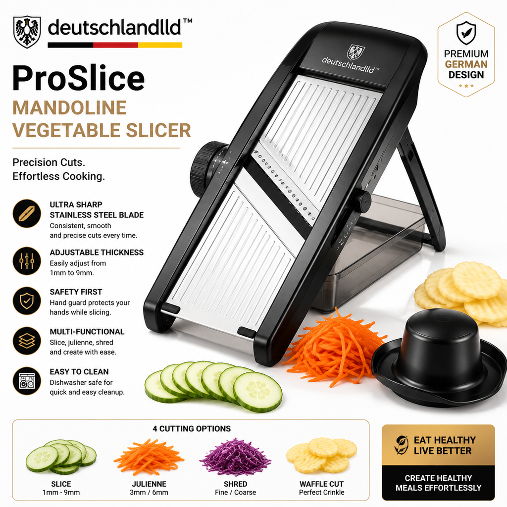deutschlandlld™ ProSlice Mandoline Vegetable Slicer