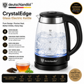 deutschlandlld™ CrystalEdge Glass Electric Kettle